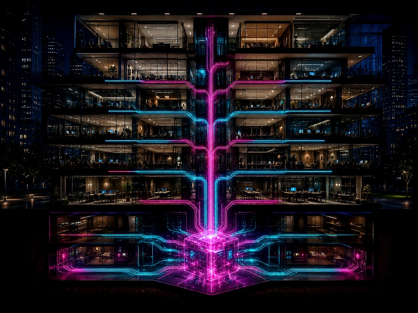 The four Brixx lanes stacked into one connected operating layer